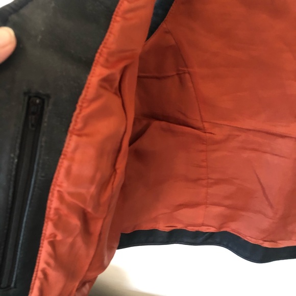 Harley Davidson black leather vest size L - Picture 5 of 8